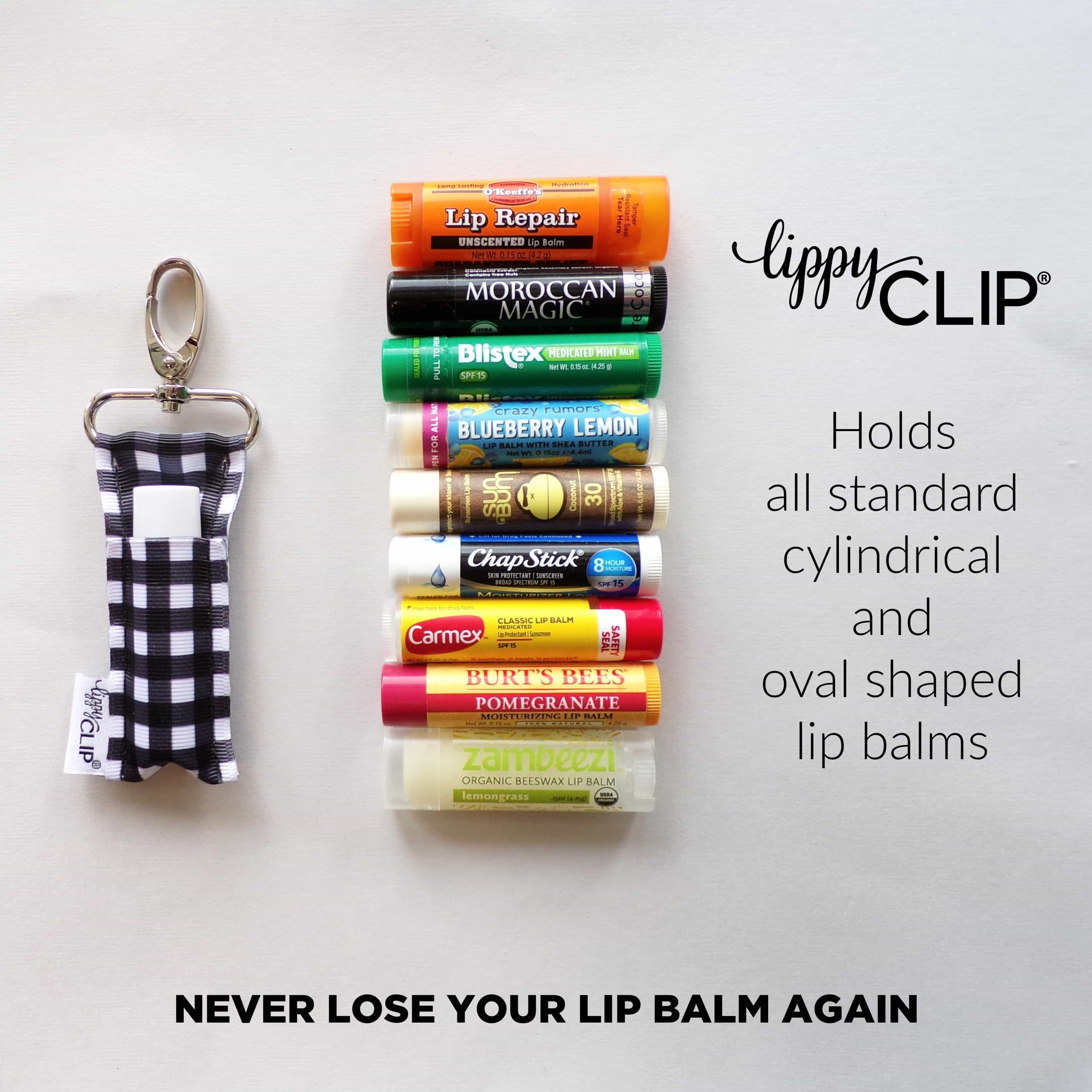 Purple Celestial LippyClip® Lip Balm Holder for Chapstick