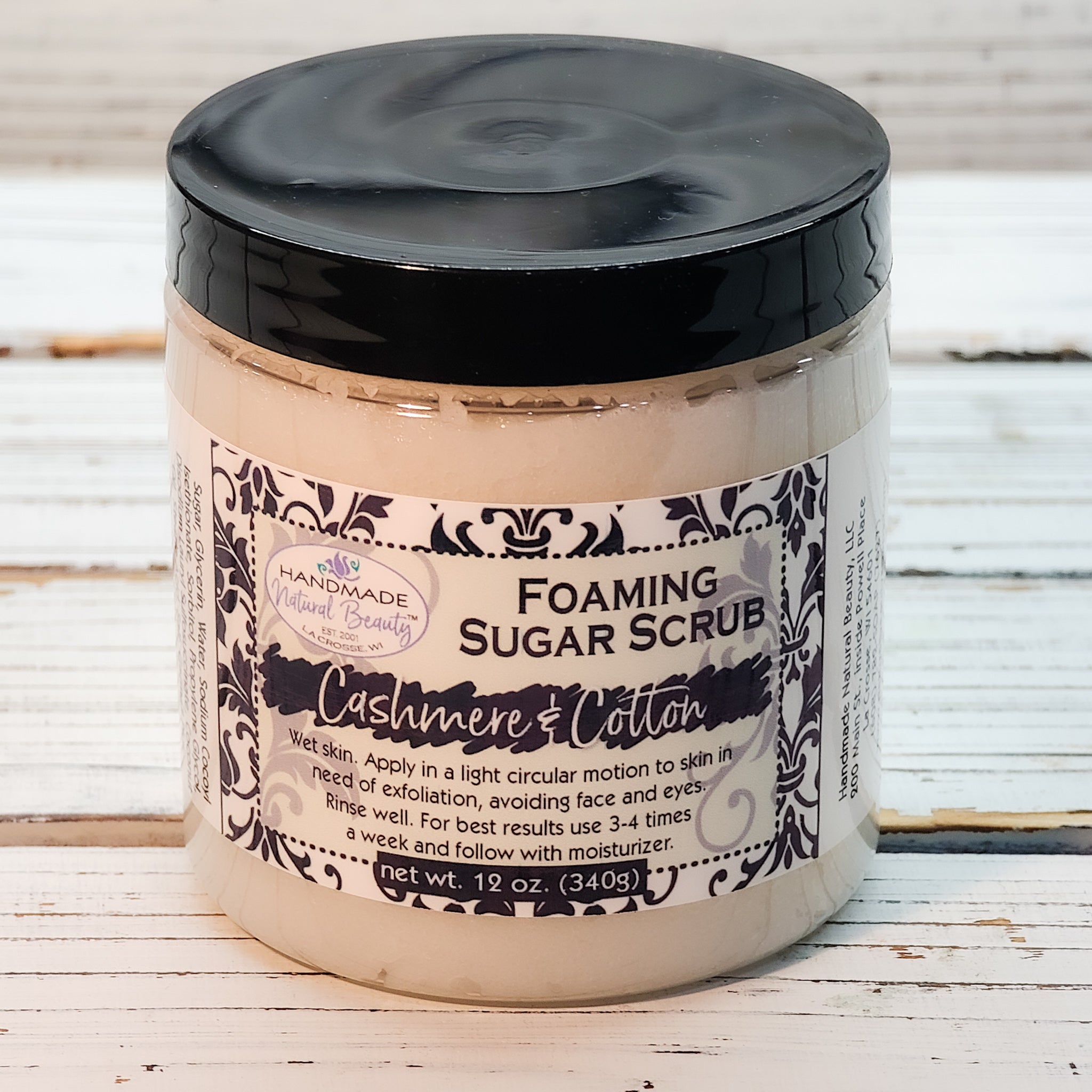 Foaming Sugar Scrub | Cashmere & Cotton