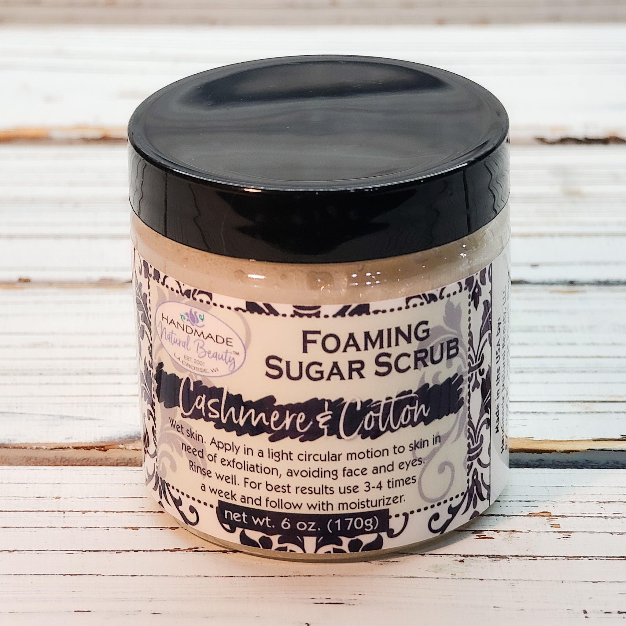 Foaming Sugar Scrub | Cashmere & Cotton