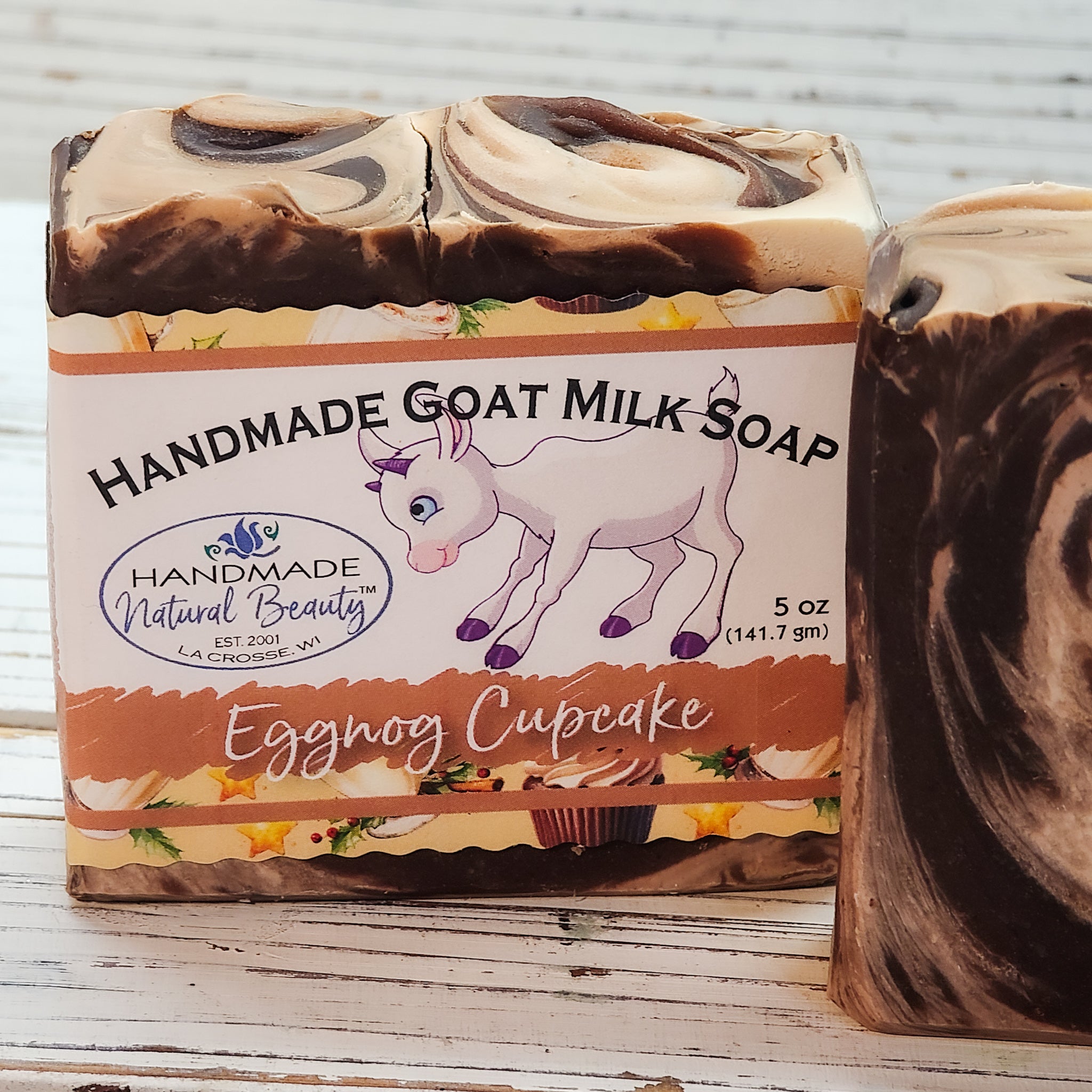 NEW! Goat Milk Soap | Eggnog Cupcake