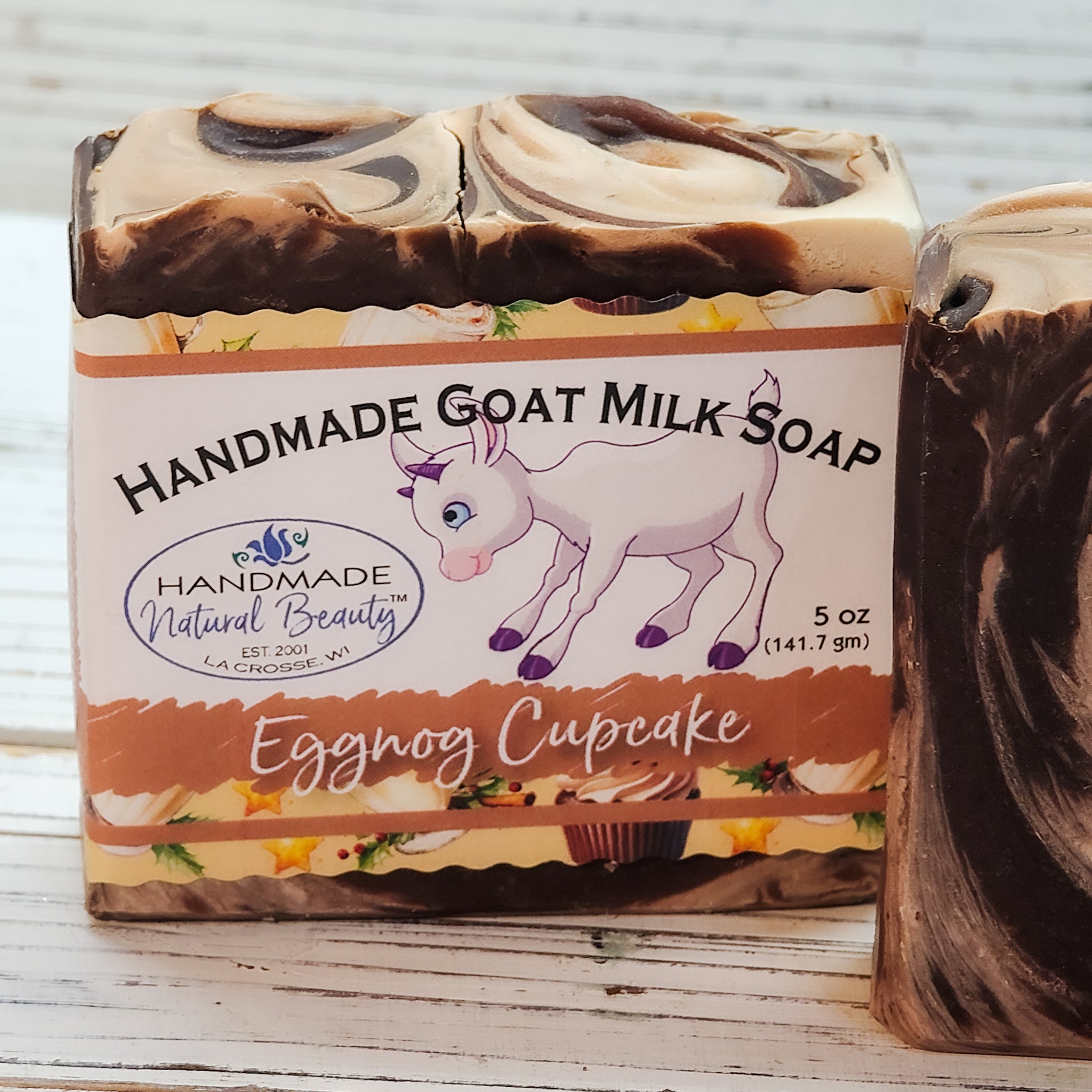 NEW! Goat Milk Soap | Eggnog Cupcake