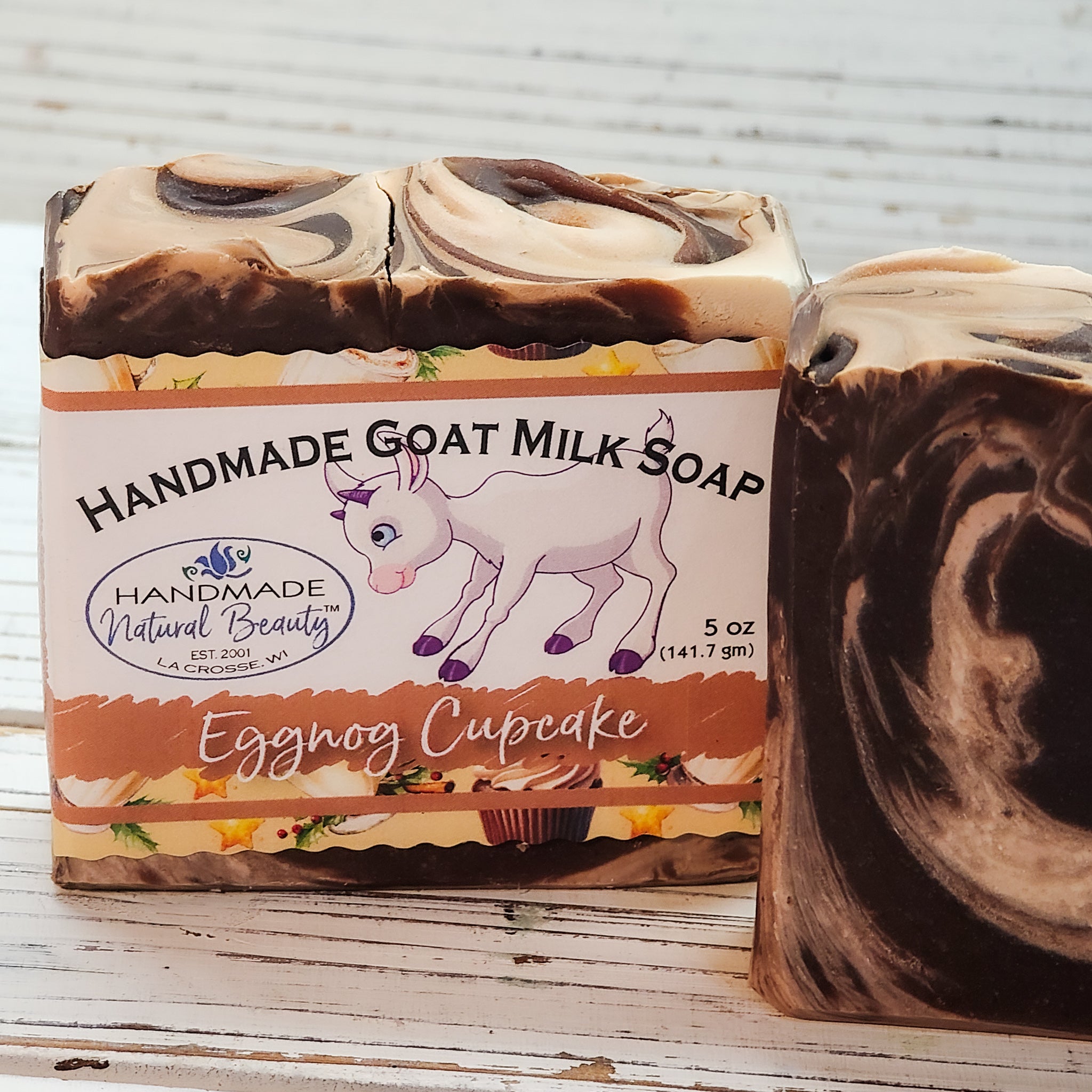 NEW! Goat Milk Soap | Eggnog Cupcake