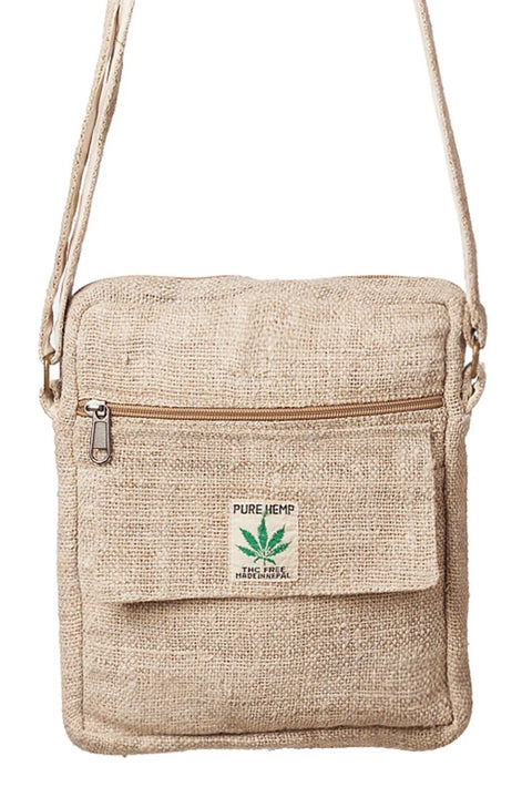 Hemp Crossbody Bag - Natural