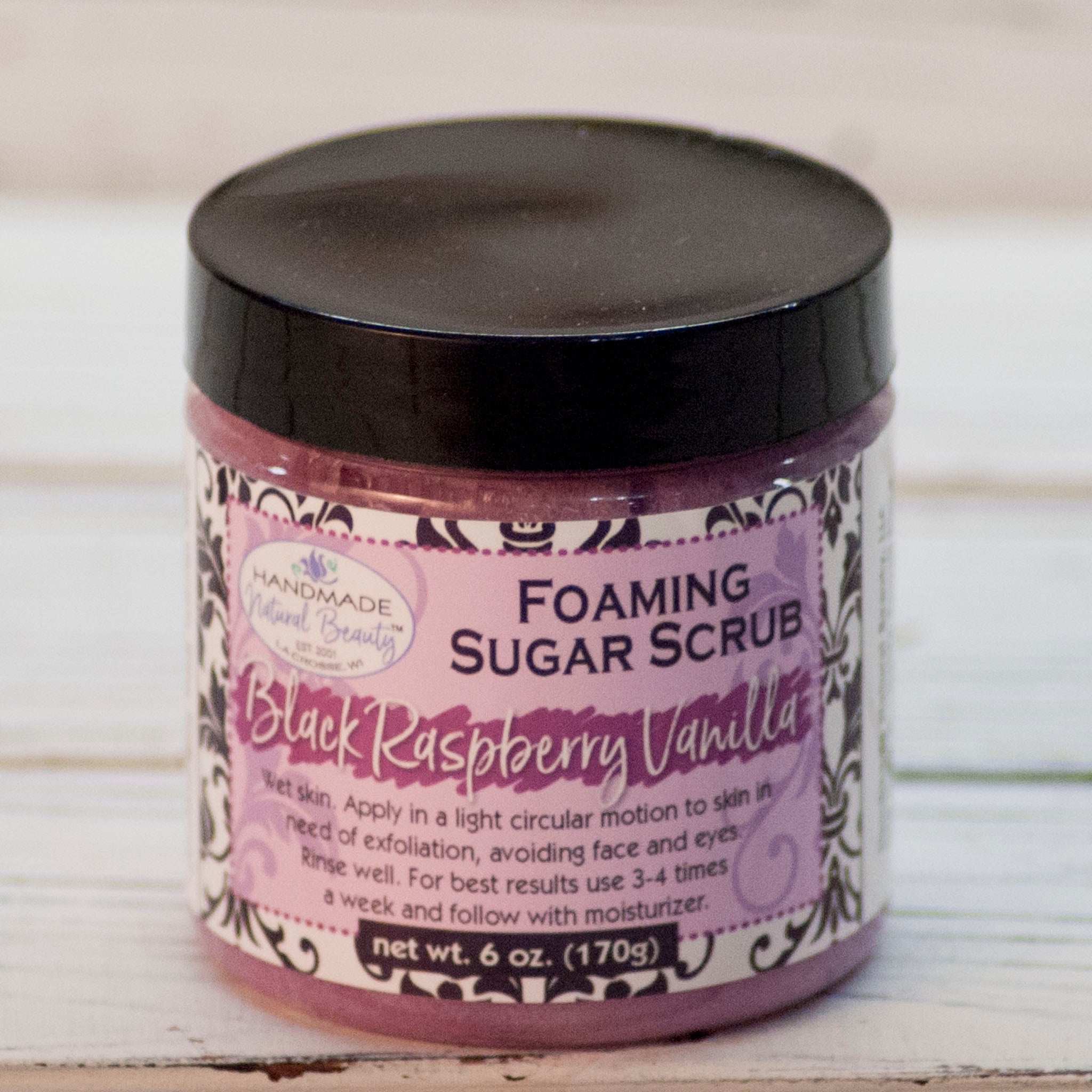 Foaming Sugar Scrub | Black Raspberry Vanilla