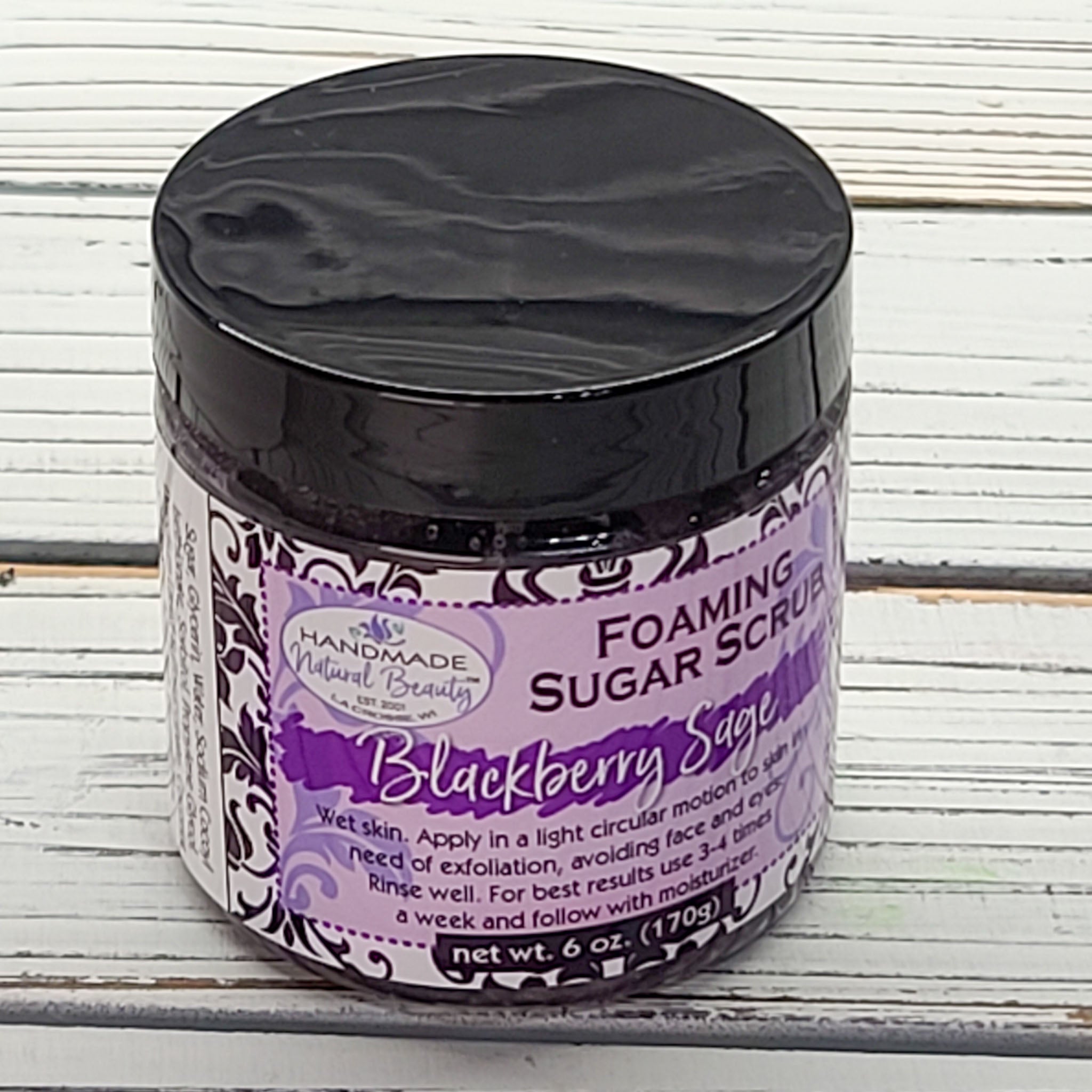 Foaming Sugar Scrub | Blackberry Sage