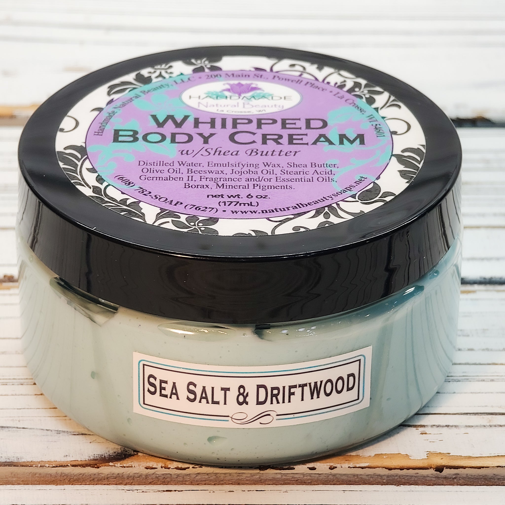 Shea Butter Whipped Body Cream | Sea Salt & Driftwood