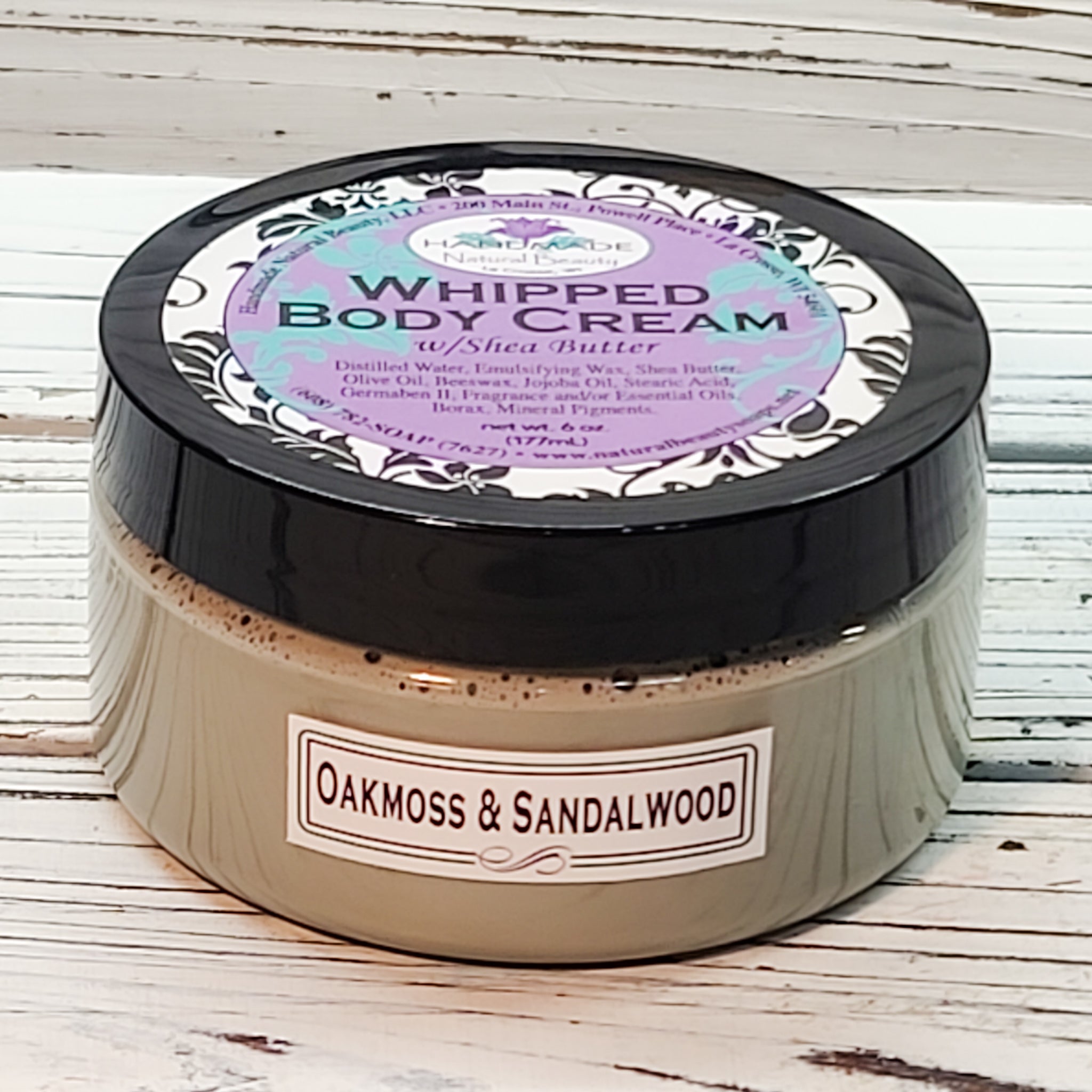 Shea Butter Whipped Body Cream | Oakmoss & Sandalwood